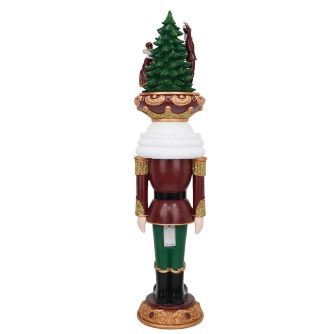 Schiaccianoci Natalizio in Resina con Led H.95 cm