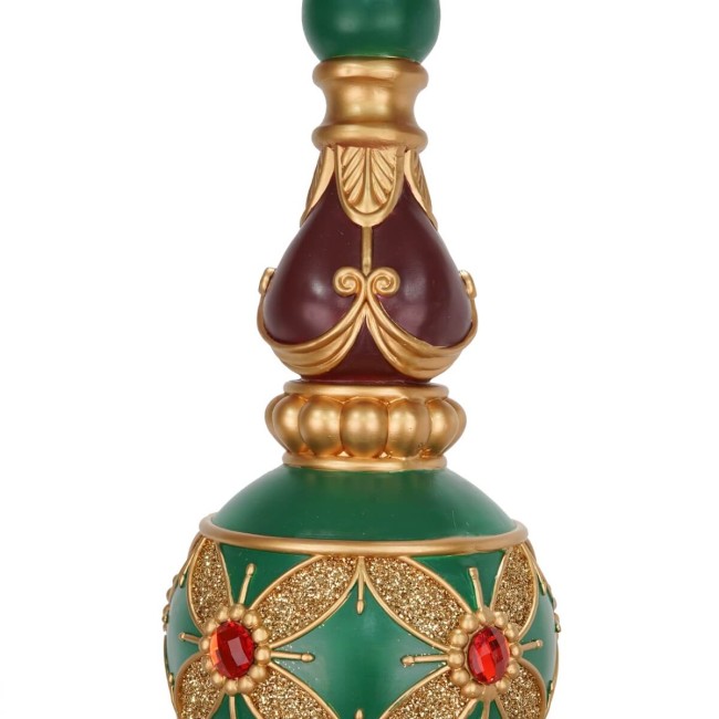 Scultura Puntale Natalizio in Resina H.152 cm