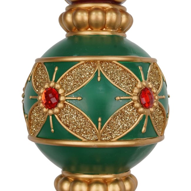 Scultura Puntale Natalizio in Resina H.152 cm