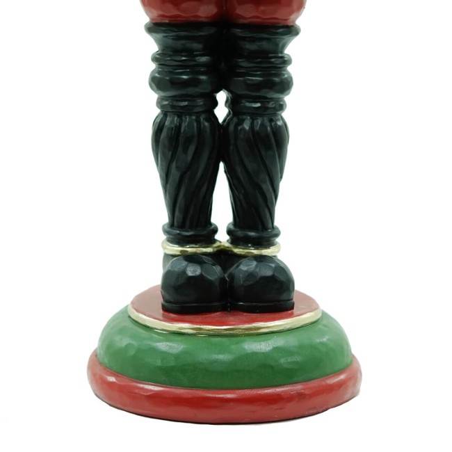 Schiaccianoci Natalizio in Resina con Giacca Verde 2 Misure