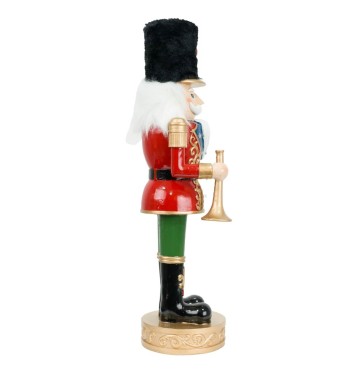 Schiaccianoci Natalizio con Tromba H.46,5 cm