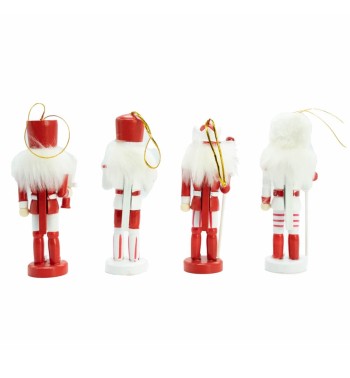 Schiaccianoci di Natale H.13 cm Conf. da 4 pz