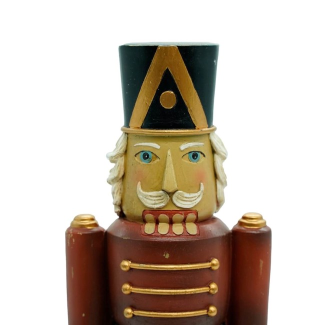 Soldatino Natalizio in Resina Rosso H.33 cm