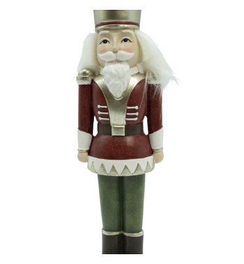 Schiaccianoci Natalizio in Poliresina in Tre Misure