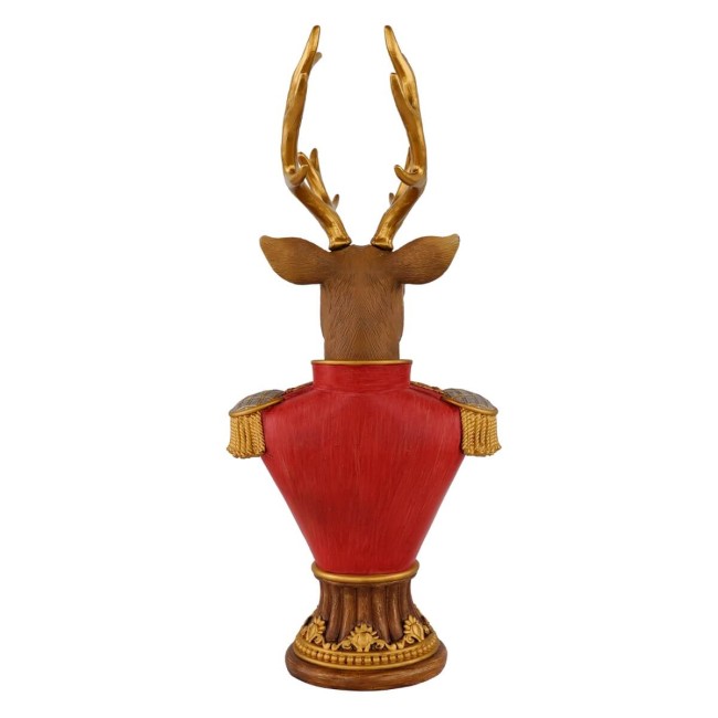 Busto Renna Natalizia in Resina H.36,5 cm