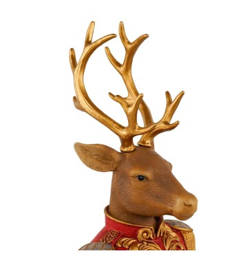 Busto Renna Natalizia in Resina H.36,5 cm