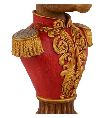 Busto Renna Natalizia in Resina H.36,5 cm