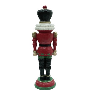 Schiaccianoci di Natale in Resina su Piedistallo 2 Misure