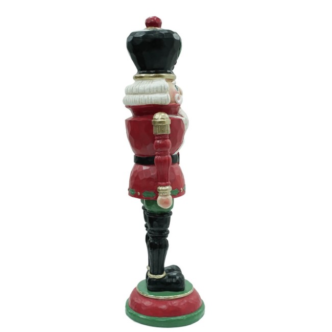 Schiaccianoci di Natale in Resina su Piedistallo 2 Misure