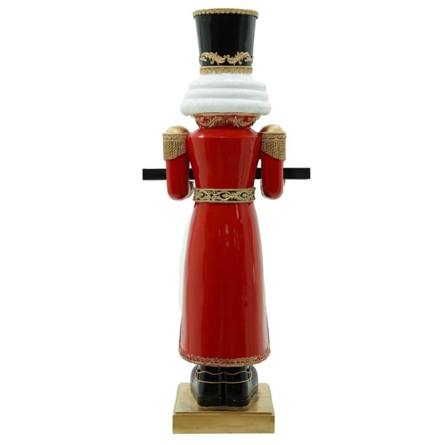 Schiaccianoci di Natale in Resina con Vassoio H.88 cm