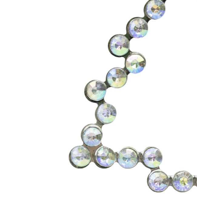 Albero Natalizio con Perline Cangianti da Appendere H.9 cm