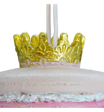 Macarons in Resina Rosa D.5 cm