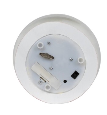 Carillon Natalizio Bianco e Rosa con Musica e Luci Led H.20 cm