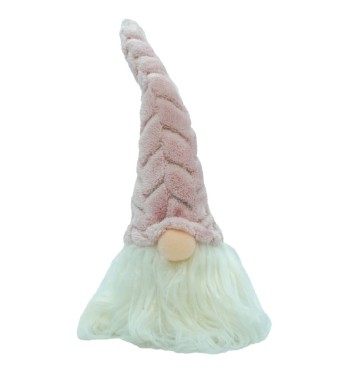 Testa di Gnomo di Natale 4 Colori H.30 cm