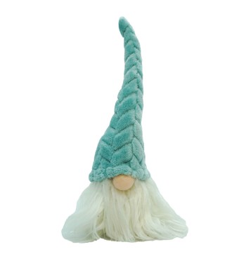 Testa di Gnomo di Natale 4 Colori H.30 cm