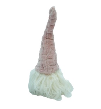 Testa di Gnomo di Natale 4 Colori H.30 cm