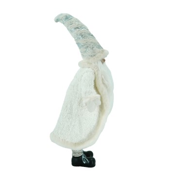 Babbo Natale con Abito Bianco H.52 cm