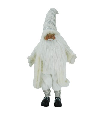 Babbo Natale con Abito Bianco H.52 cm