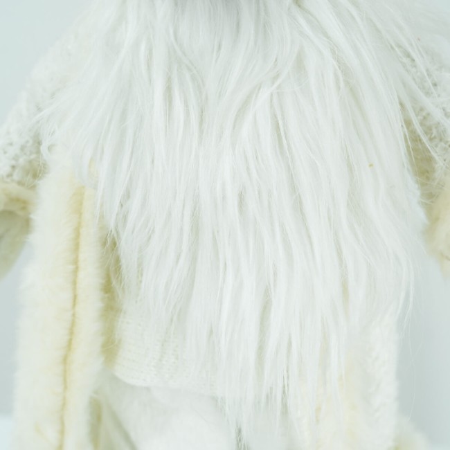Babbo Natale con Abito Bianco H.52 cm