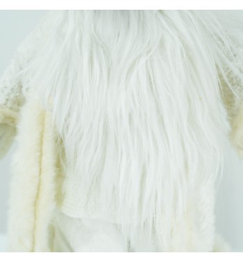 Babbo Natale con Abito Bianco H.52 cm