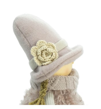 Bimba in Piedi Beige e Rosa H.41 cm