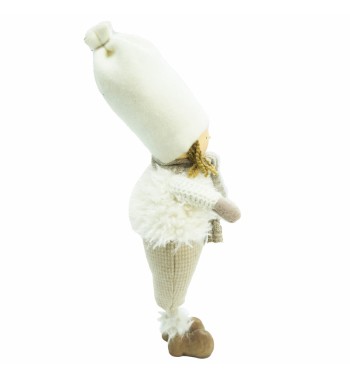 Bimbo in Piedi Beige e Bianco H.43 cm