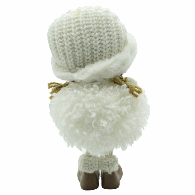 Bimba Bianca in Piedi con Stella in Mano H.33 cm