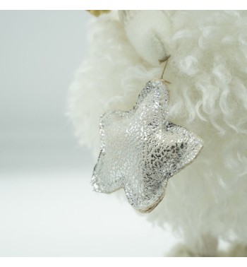 Bimba Bianca in Piedi con Stella in Mano H.33 cm