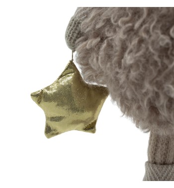 Bimba Rosa in Piedi con Stella in Mano H.34 cm