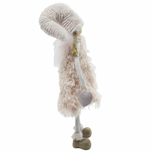 Bimba in Piedi con Cuore in Mano H.58 cm