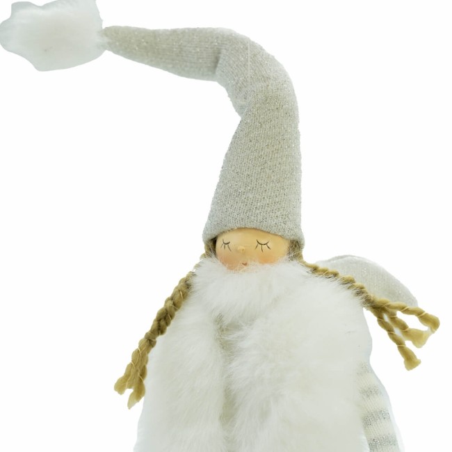 Fatina Bianca con Braccia e Gambe Morbide H.43 cm