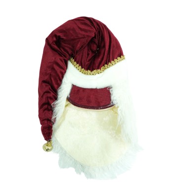 Testa di Babbo Natale da Appendere H.74 cm