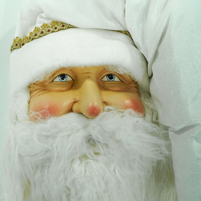 Testa di Babbo Natale da Appendere H.74 cm