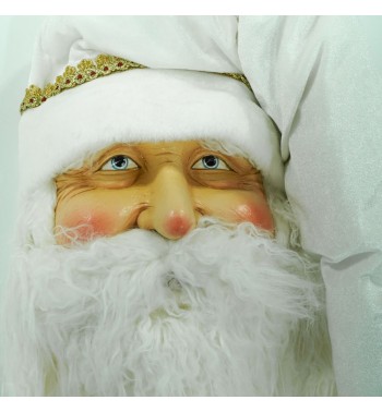 Testa di Babbo Natale da Appendere H.74 cm
