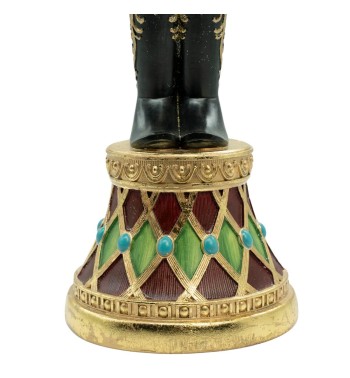 Schiaccianoci Natalizi in Resina  Bianco Rosso e Nero 2 Misure