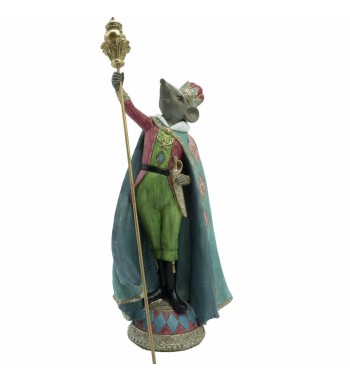 Re Topo in Resina H.24 cm