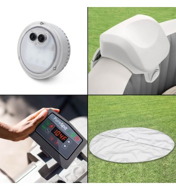 Spa Idromassaggio Greywood Deluxe 196x196x71cm - Intex 28440