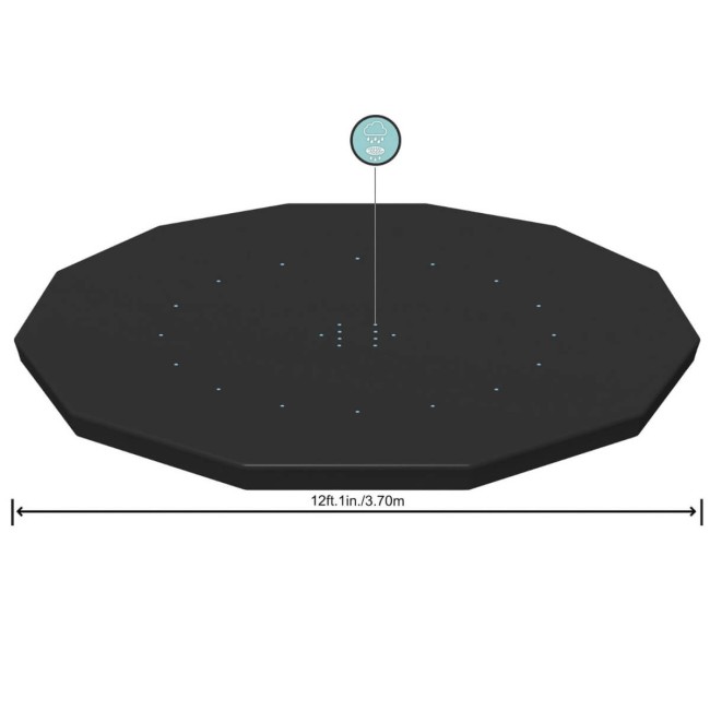 Telo di Copertura per Piscine D.366 cm - Bestway 58037