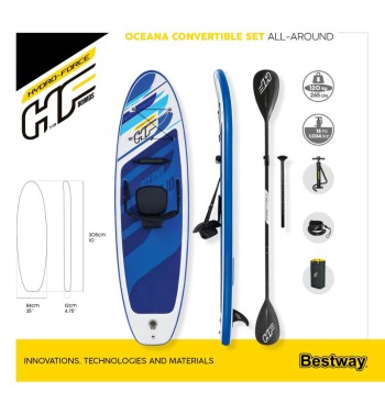 Tavola SUP e Kayak Gonfiabile Oceana - Bestway 65350