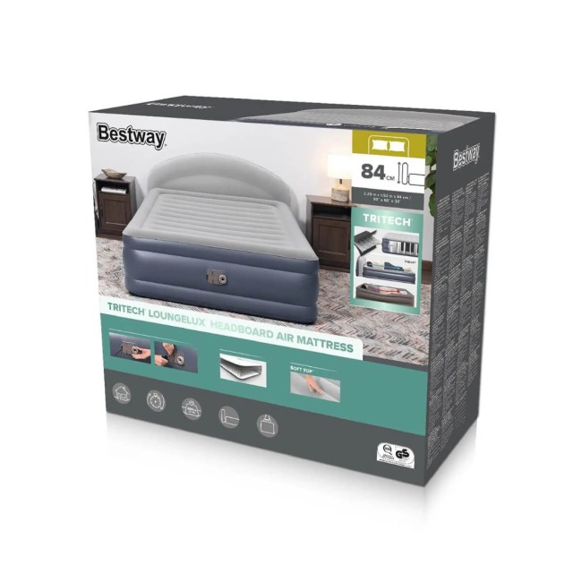 Materasso Gonfiabile Matrimoniale con Testata - Bestway 671BD