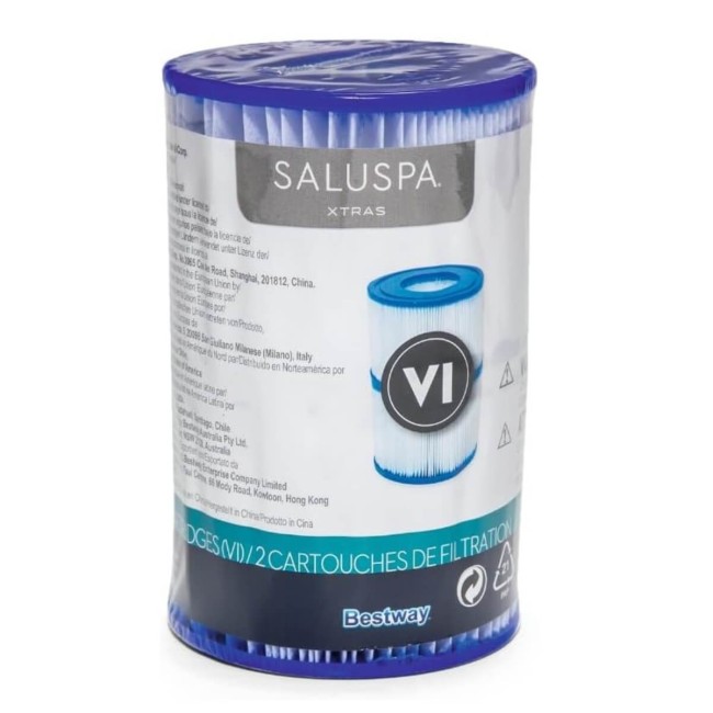 Cartuccia Filtro IV Lay-Z Spa Conf. da 2 Pz - Bestway 60311