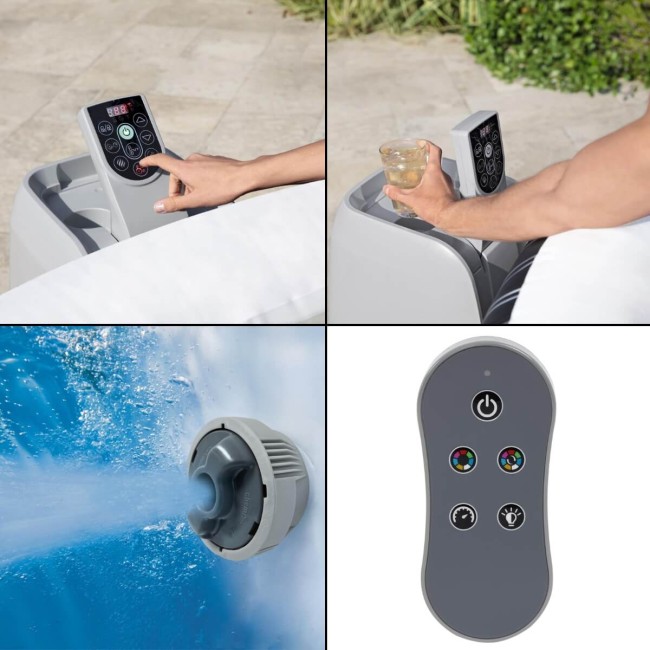 Spa Idromassaggio Lay-Z Hollywood AirJet, 4/6 Persone - Bestway 60059
