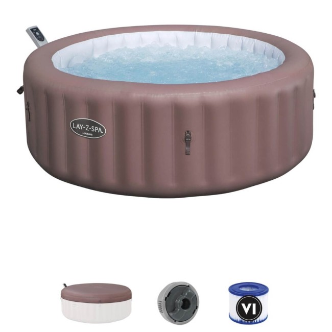 Spa Idromassaggio Gonfiabile Lay-Z-Spa Hawaii AirJet Terracotta - Bestway 6001G