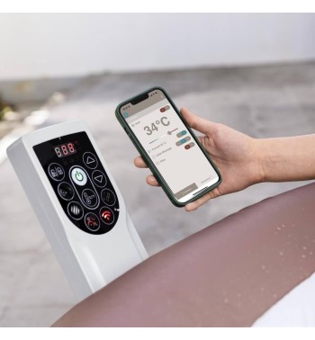 Spa Idromassaggio Gonfiabile Lay-Z-Spa Hawaii AirJet Terracotta - Bestway 6001G