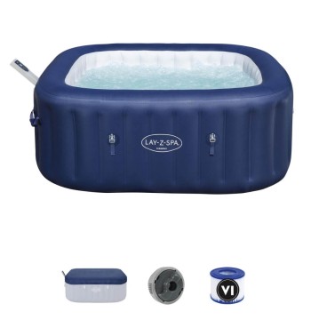 Spa Idromassaggio Gonfiabile Lay-Z-Spa Hawaii AirJet Quadrata - Bestway 6001H
