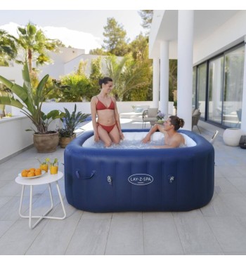 Spa Idromassaggio Gonfiabile Lay-Z-Spa Hawaii AirJet Quadrata - Bestway 6001H