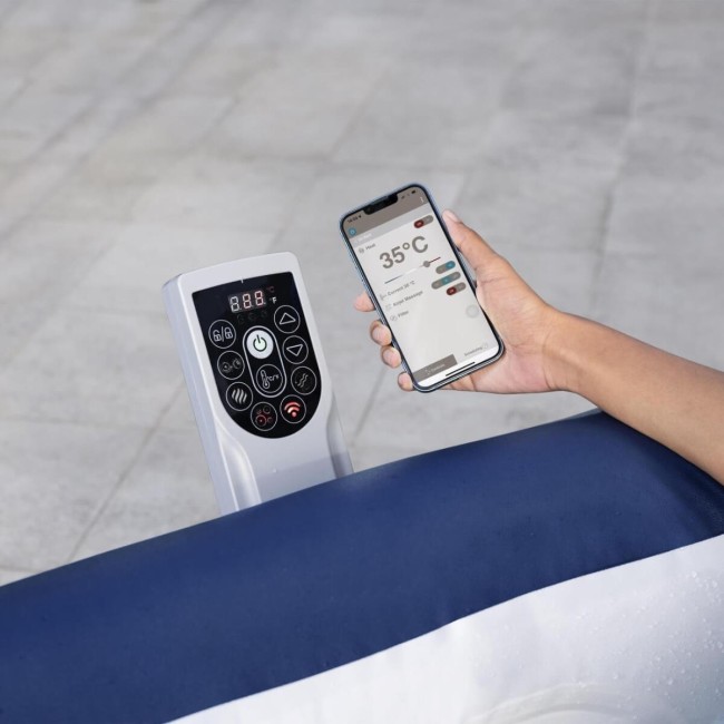 Spa Idromassaggio Gonfiabile Lay-Z-Spa Hawaii AirJet Quadrata - Bestway 6001H