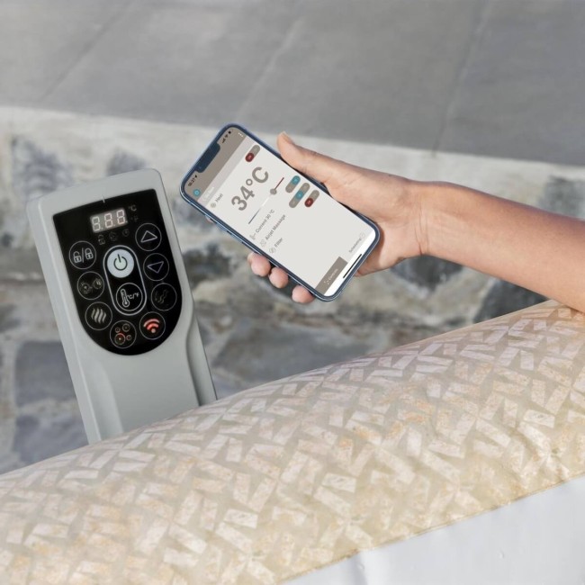 Spa Idromassaggio Gonfiabile Lay-Z-Spa Rome AirJet 201x201x71 cm - Bestway 6001M