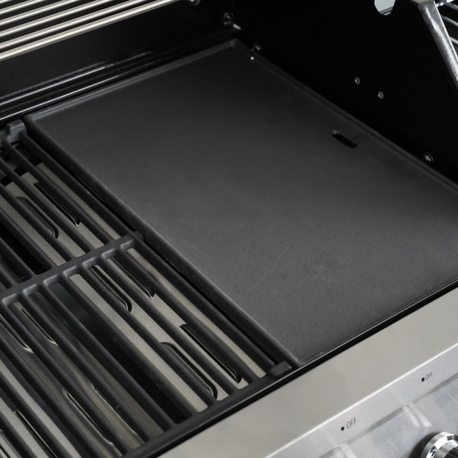 Piastra di Cottura in Ghisa Reversibile per Bbq Praga, Lisbona, Lussemburgo