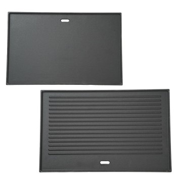 Piastra di Cottura in Ghisa Reversibile per Bbq Praga, Lisbona, Lussemburgo